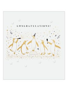 The Proper Mail Company Penguins Congratulations Card