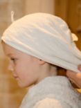 Cuddledry Cuddletwist Kids' Hair Towel, White