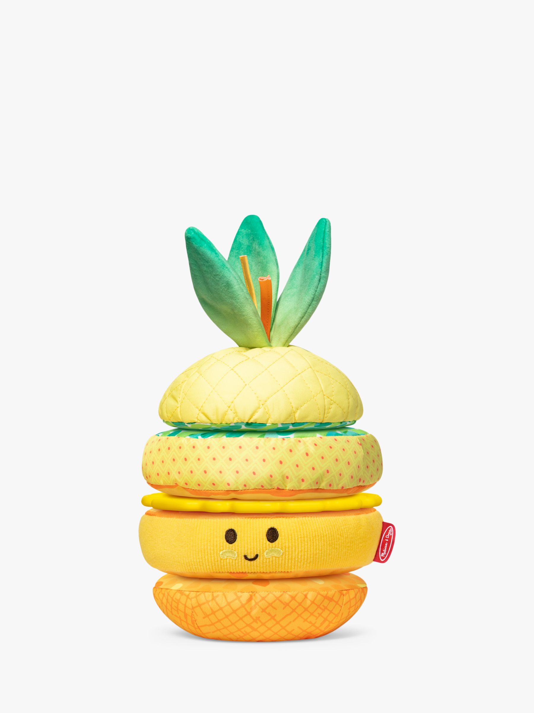 Melissa & Doug Baby Multi- Sensory Soft Pineapple Stacker Toy