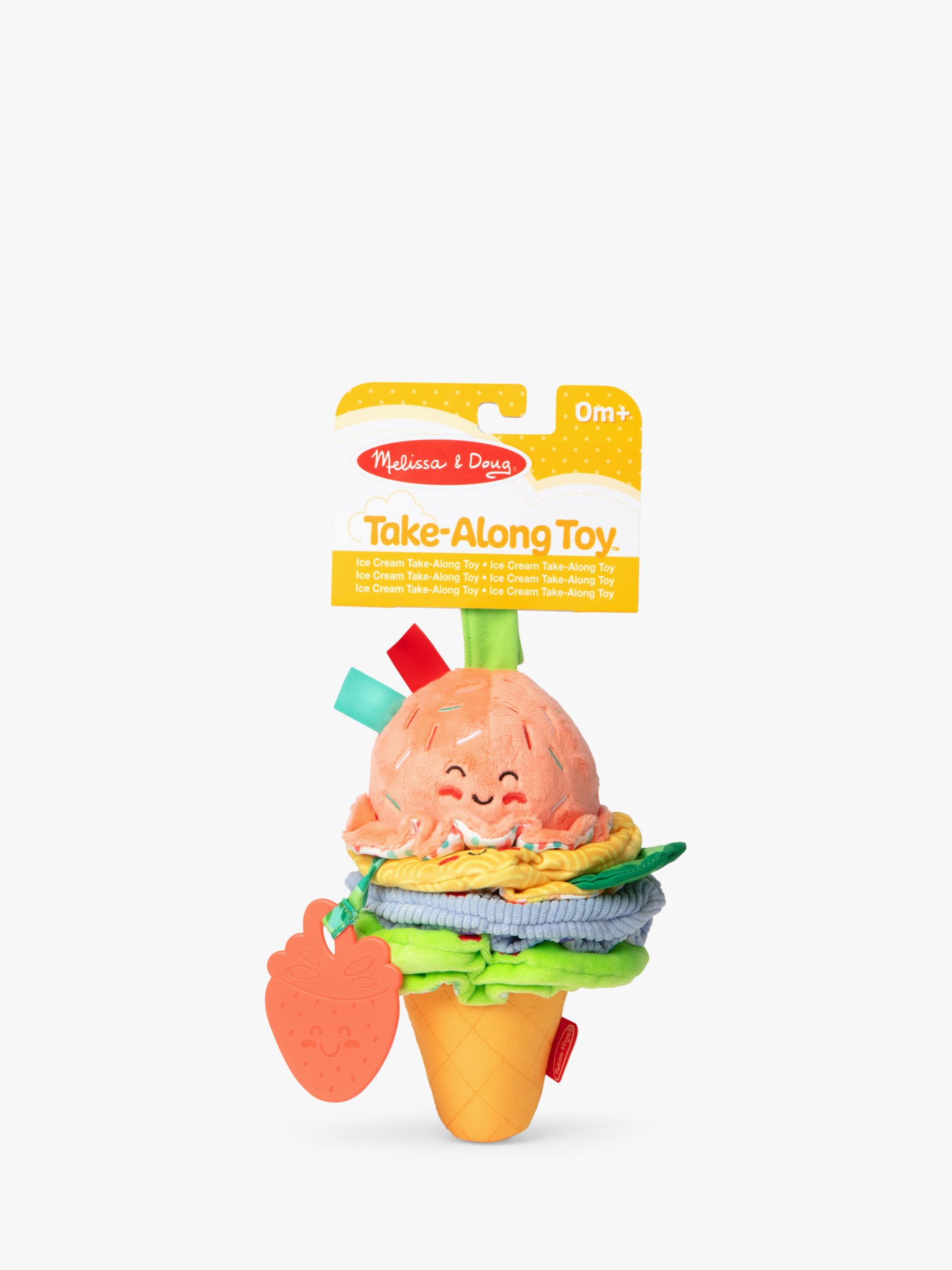 Melissa & Doug Baby Multi Sensory Ice Cream Take Along Activity Toy