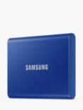Samsung T7 USB 3.2 Gen 2 Portable SSD Hard Drive, 1TB, Blue