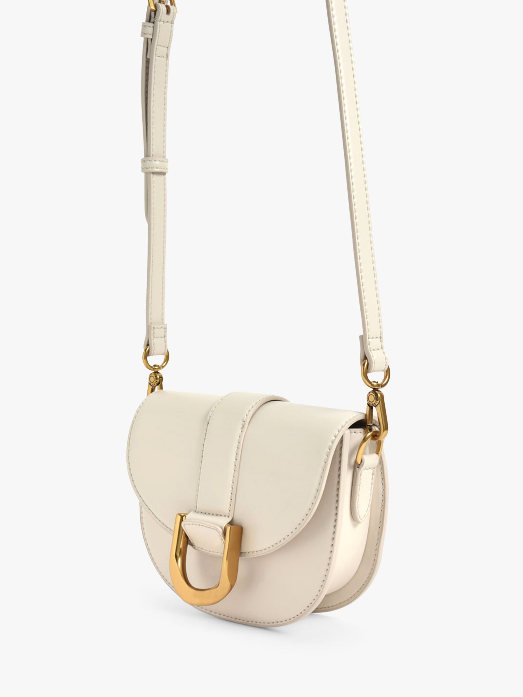 CHARLES & KEITH Gabine Faux Leather Shoulder Bag, White