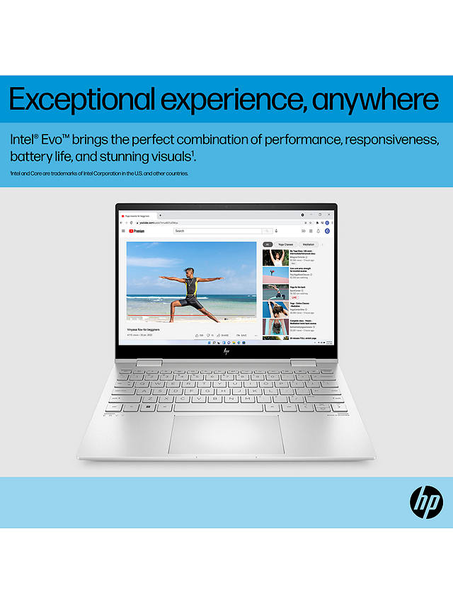 Buy HP ENVY x360 13-bf0003na Convertible Laptop, Intel Core i5 Processor, 8GB RAM, 512GB SSD, 13.3" Full HD+ Touchscreen, Silver Online at johnlewis.com