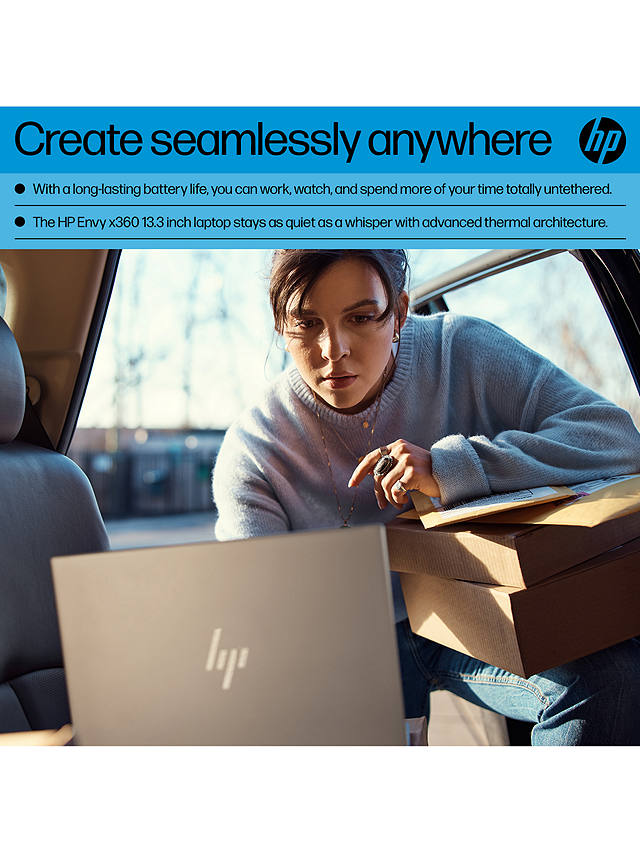 Buy HP ENVY x360 13-bf0003na Convertible Laptop, Intel Core i5 Processor, 8GB RAM, 512GB SSD, 13.3" Full HD+ Touchscreen, Silver Online at johnlewis.com