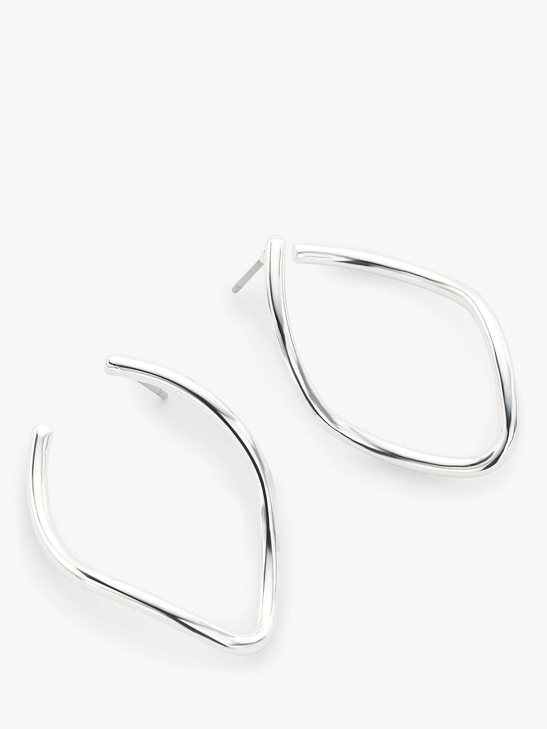 Buy John Lewis Twisted Hoop Earrings Online at johnlewis.com