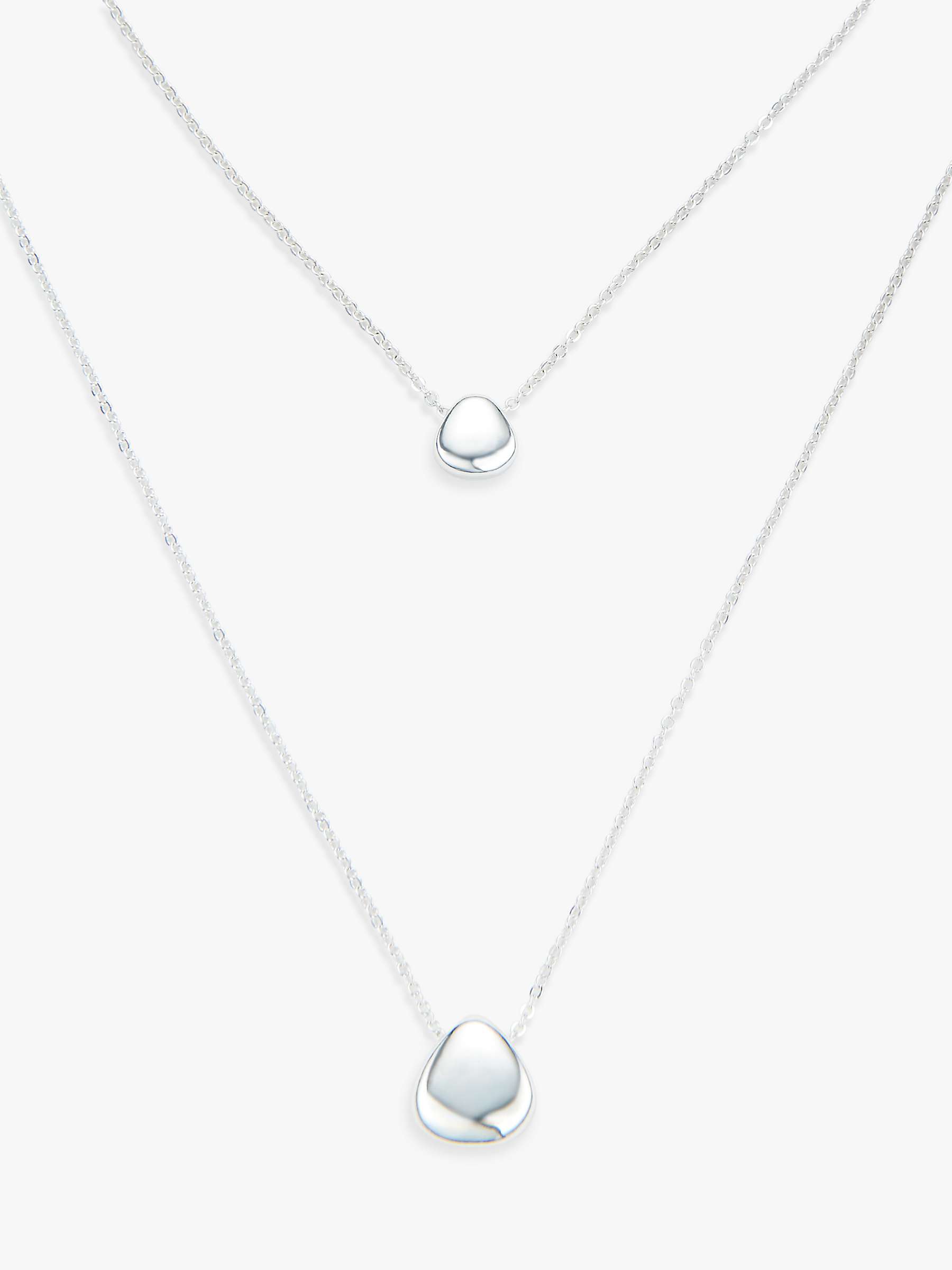 Buy John Lewis Two Row Mini Droplet Layered Necklace Online at johnlewis.com