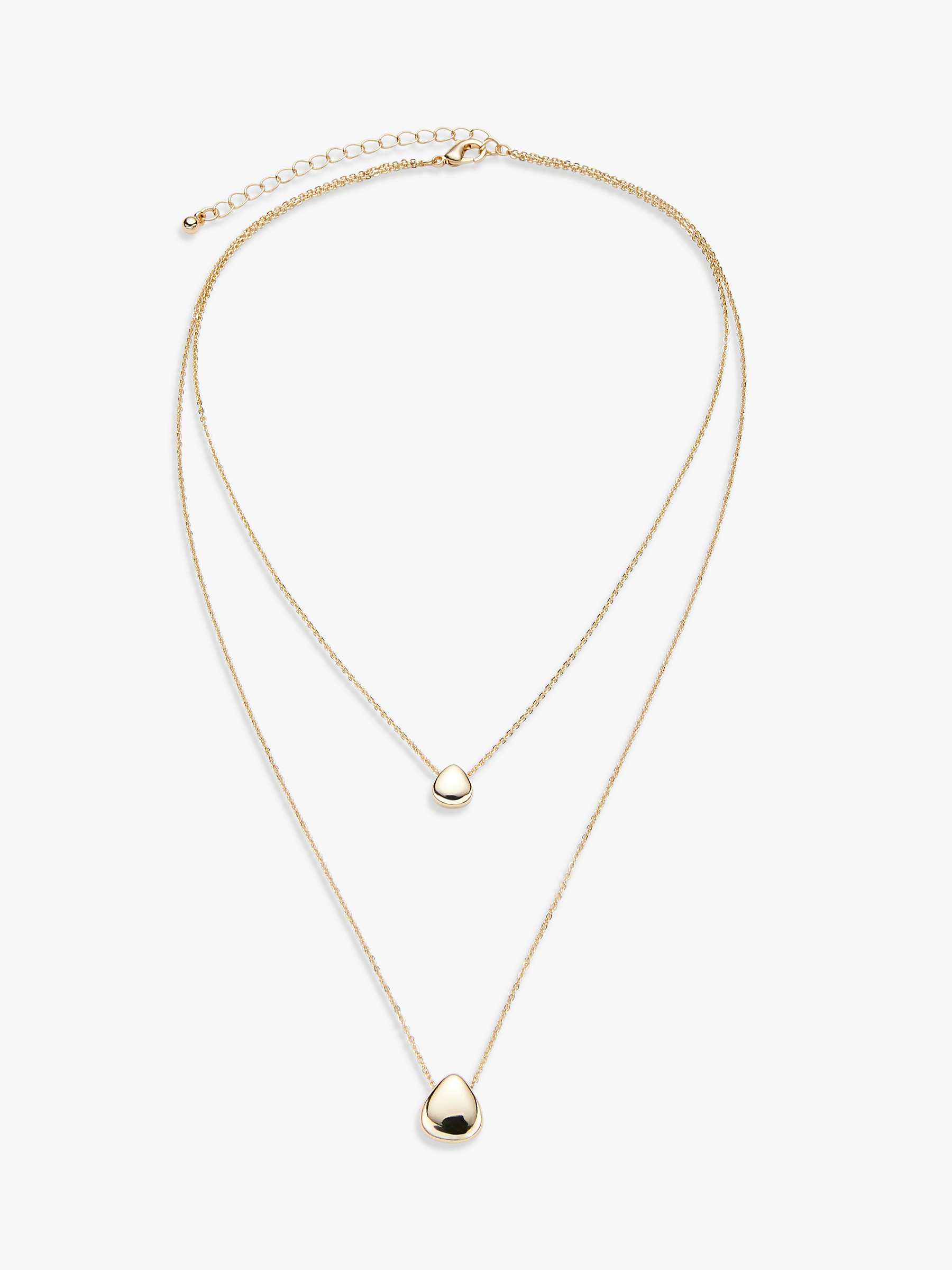 Buy John Lewis Two Row Mini Droplet Layered Necklace Online at johnlewis.com