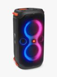 JBL PartyBox 110 Bluetooth Portable Speaker with Lights, Black