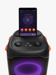 JBL PartyBox 110 Bluetooth Portable Speaker with Lights, Black