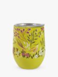 Sara Miller Floral Stainless Steel Travel Cup, Green, 350ml