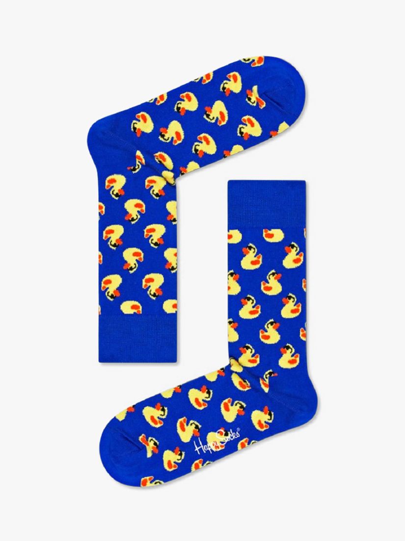 Happy Socks Rubber Duck Socks, One Size, Navy