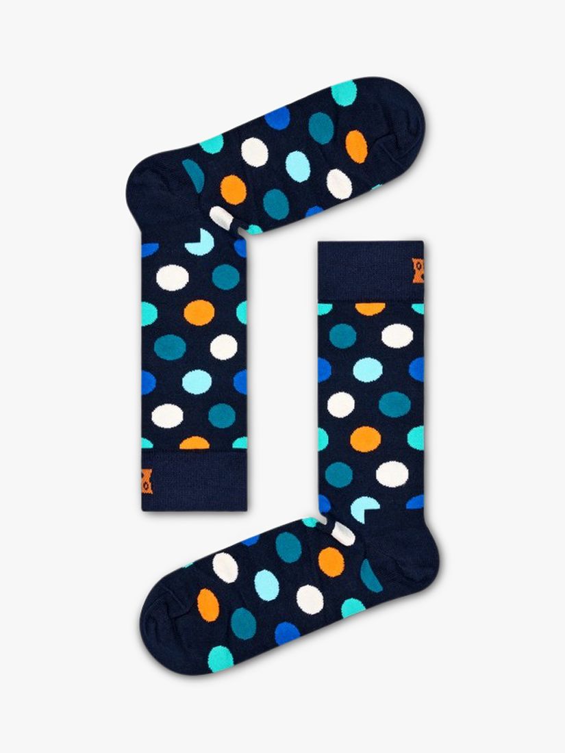Buy Happy Socks Stripe and Argyle Socks Gift Box, Pack of 4, Blue Online at johnlewis.com