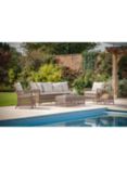 Gallery Direct Cady Rattan 5-Seater Garden Lounge Set, Natural