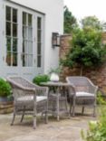 Gallery Direct Malone Woven 2-Seater Garden Bistro Table & Chairs Set, Natural