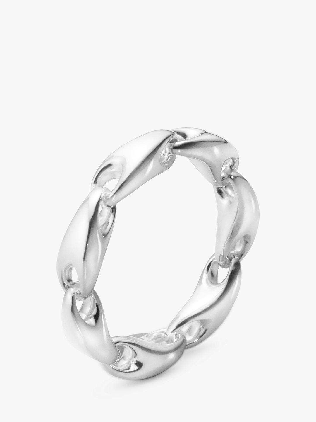 Georg Jensen Chain Link Ring, Silver