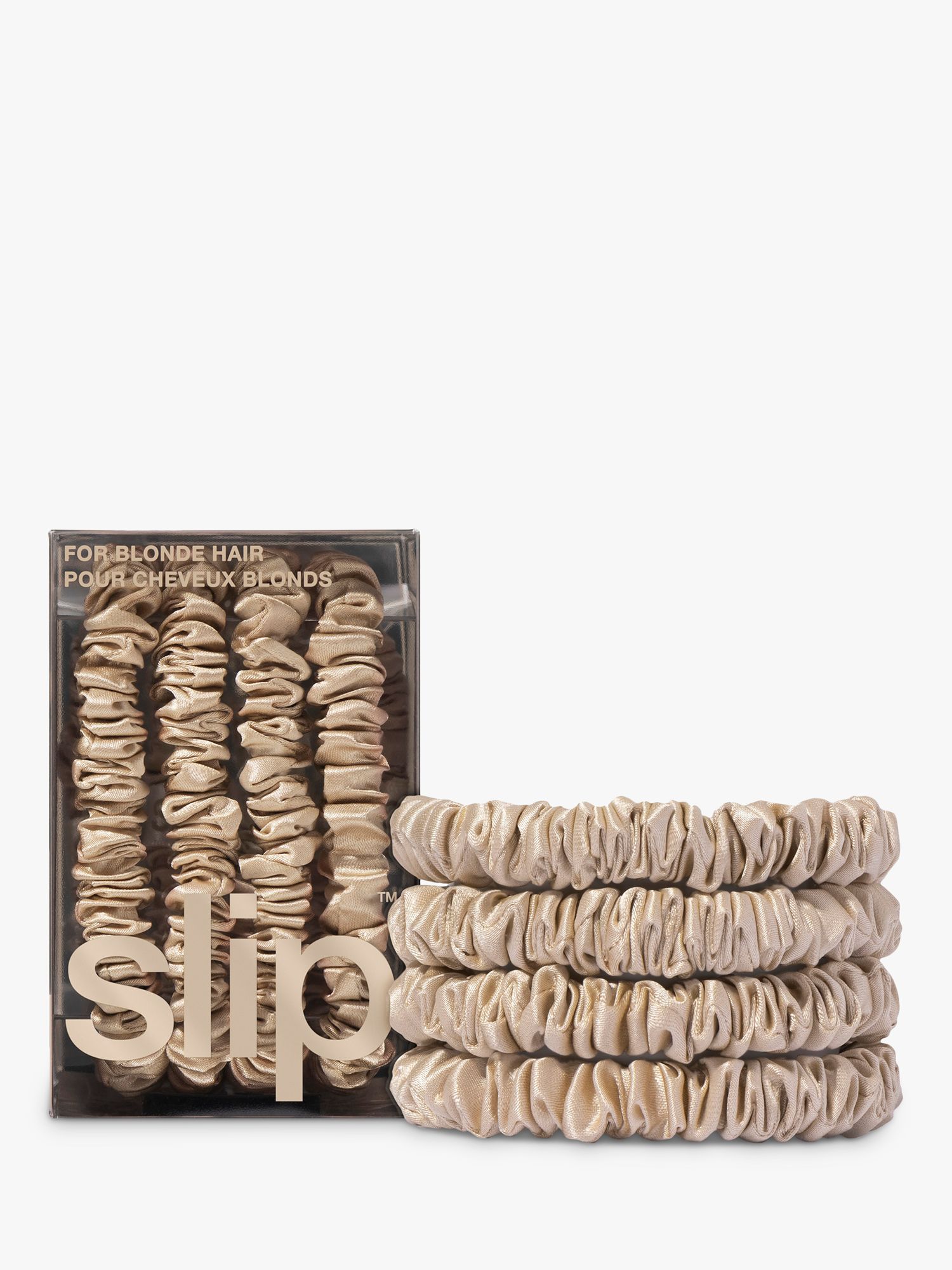 Slip® Pure Silk Skinny Scrunchies, Blonde