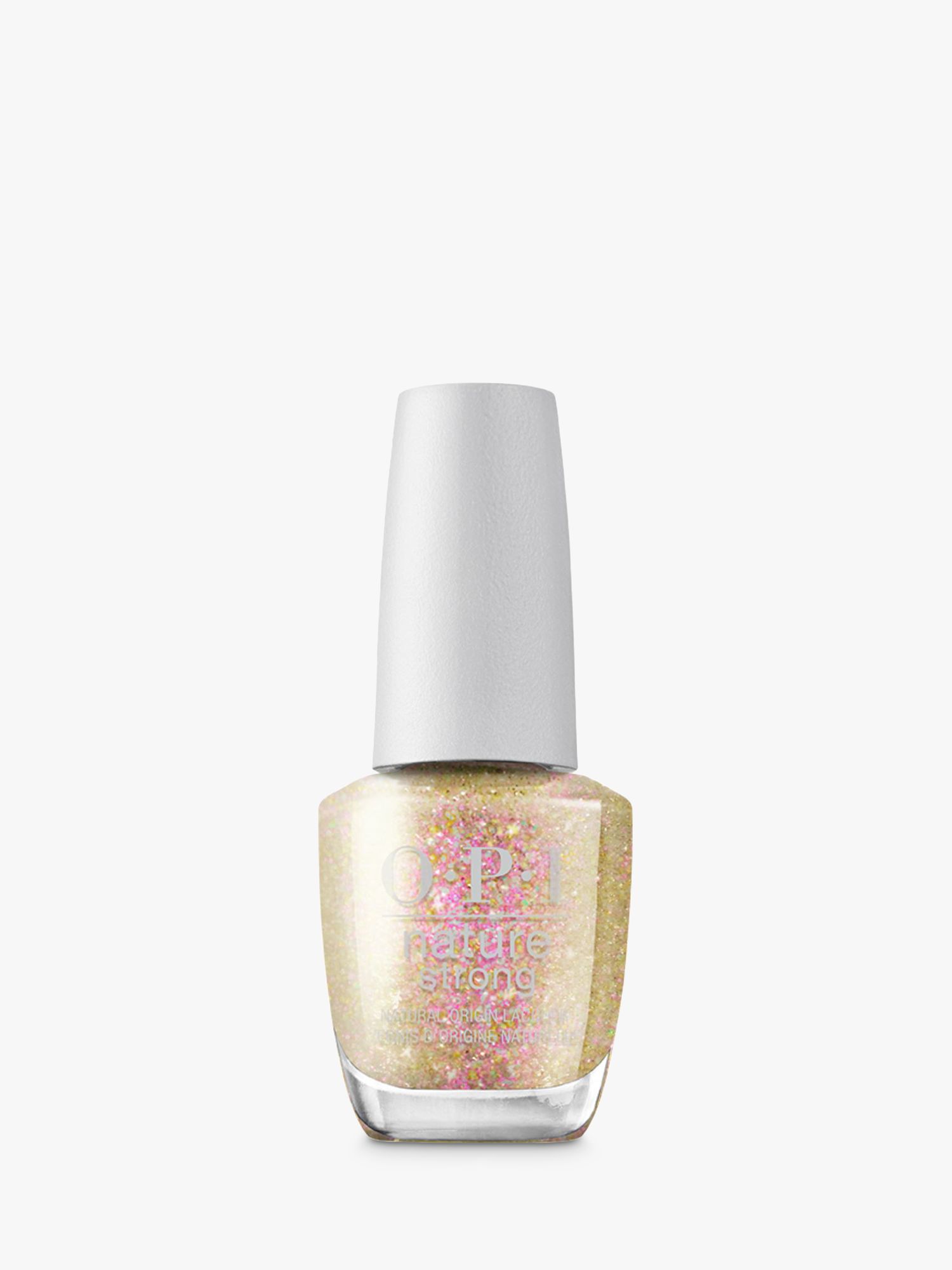 OPI Nature Strong Nail Lacquer, Mind Full Of Glitter at John Lewis ...