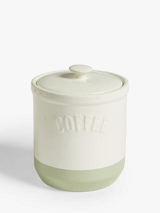 Mason Cash Stoneware Coffee Jar, 1L, Sage