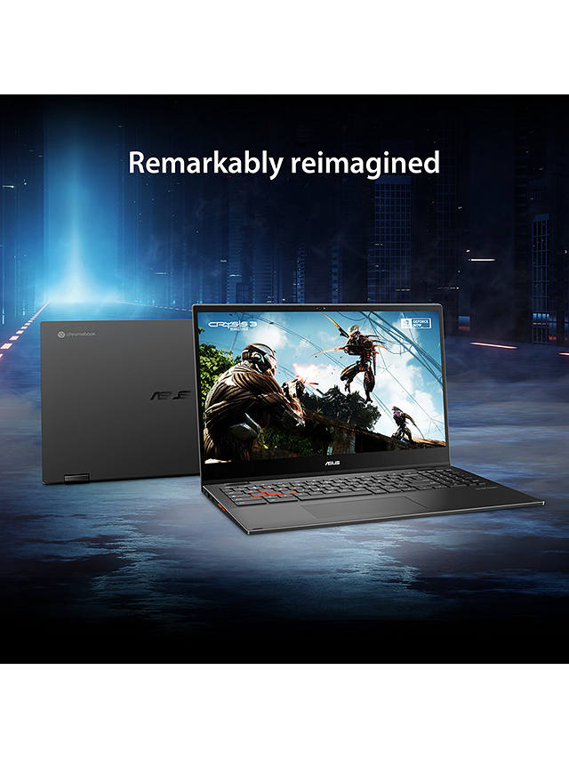 Buy ASUS Gaming Chromebook Vibe Flip CX55 Convertible Laptop, Intel Core i5 Processor, 16GB RAM, 256GB eMMC, 15.6" Full HD Touchscreen, Grey Online at johnlewis.com