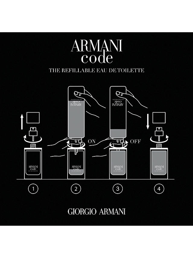 Giorgio Armani Code Eau de Toilette Refill, 150ml 4