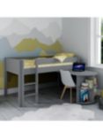 Stompa Classic Mid Sleeper Bed Frame with Pull-Out Desk