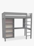 Stompa Classic Highsleeper Frame with Integrated Desk, Shelving and Bookcase, Single