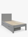 Stompa Classic Wooden Bed Frame with Pair of Drawers, Single