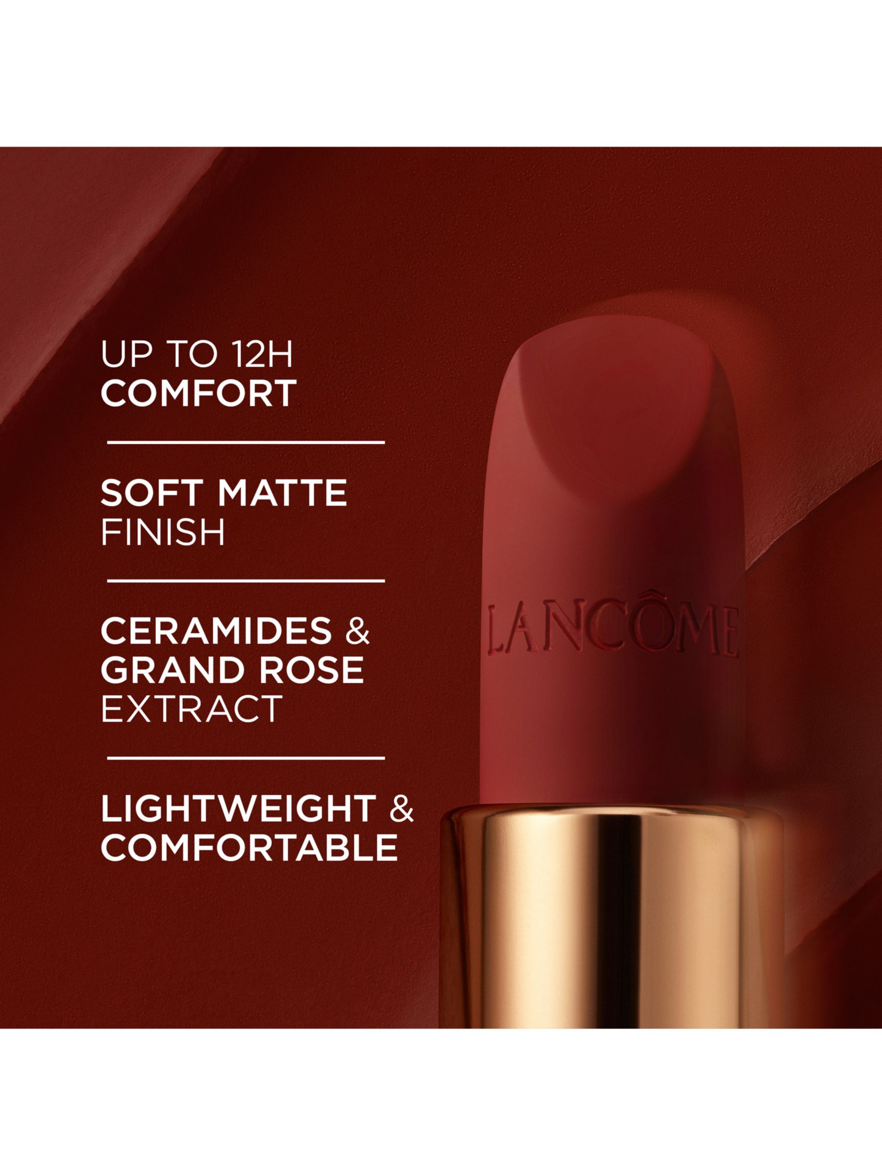 Lancôme L'Absolu Rouge Intimatte Lipstick, 299 French Cashmere 5