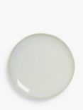 John Lewis Skye Stoneware Reactive Glaze Side Plate, 21.8cm, Off White