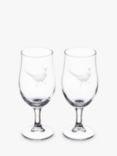 Selbrae House Pheasant Craft Beer Glass, Set of 2, 383ml, Clear
