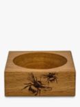 Selbrae House Bee Bottle Stopper & Oak Wine Bottle Coaster Gift Set
