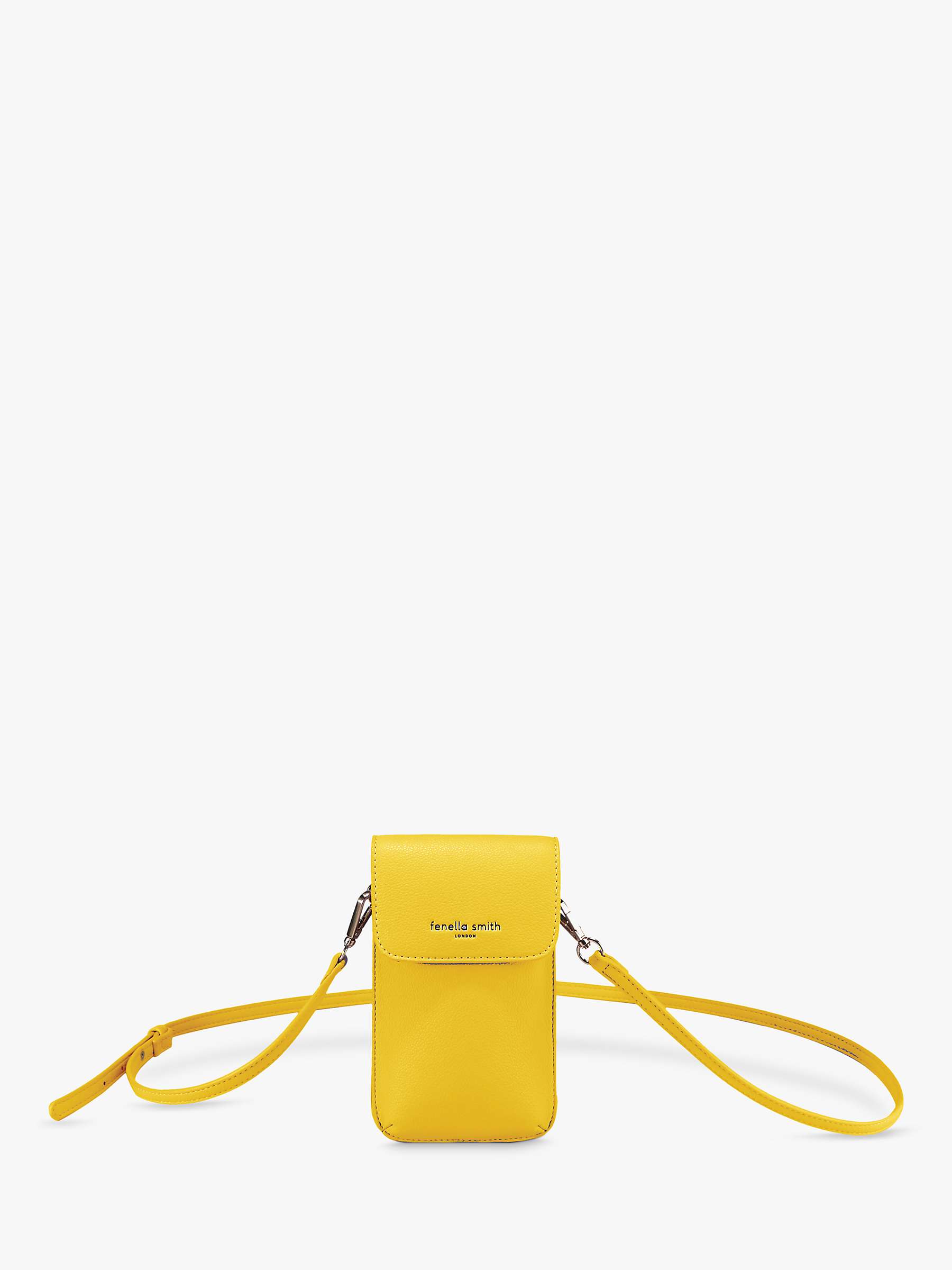 Buy Fenella Smith Shoulder Strap Phone Bag, Yellow Online at johnlewis.com