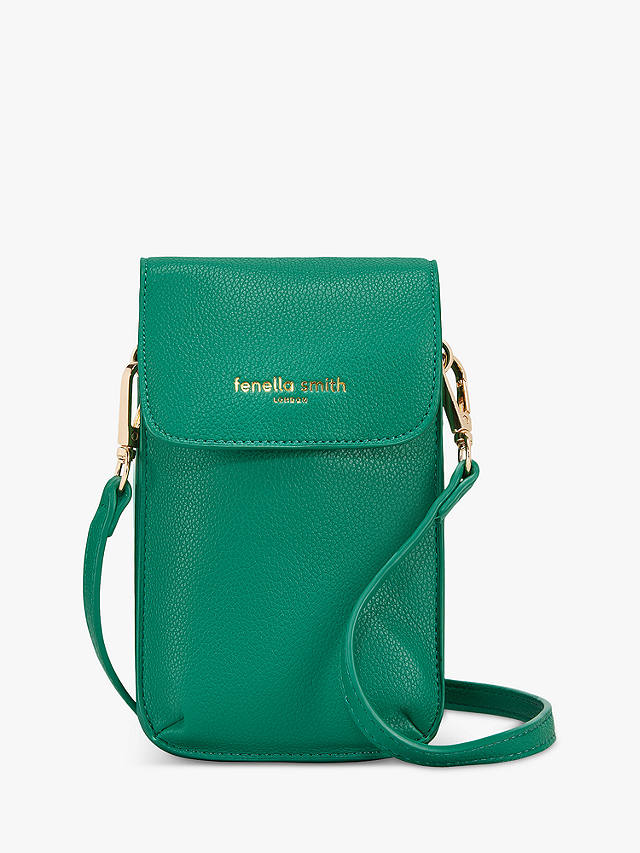 Fenella Smith WWF In the Wild Recycled Phone Bag, Jade at John Lewis ...