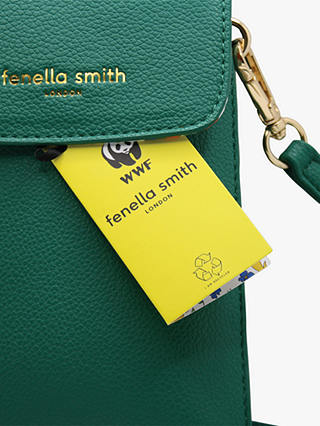 Fenella Smith WWF In the Wild Recycled Phone Bag, Jade
