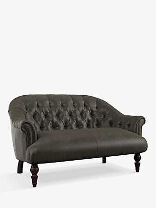 Aughton Range, Tetrad Aughton Petite 2 Seater Leather Sofa, Galveston Slate