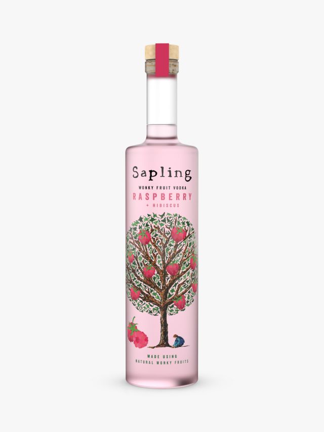 Sapling Spirits Raspberry & Hibiscus Vodka, 70cl