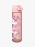 Ion8 Unicorn Rainbows Leak-Proof Recyclon Drinks Bottle, 500ml, Rose Quartz