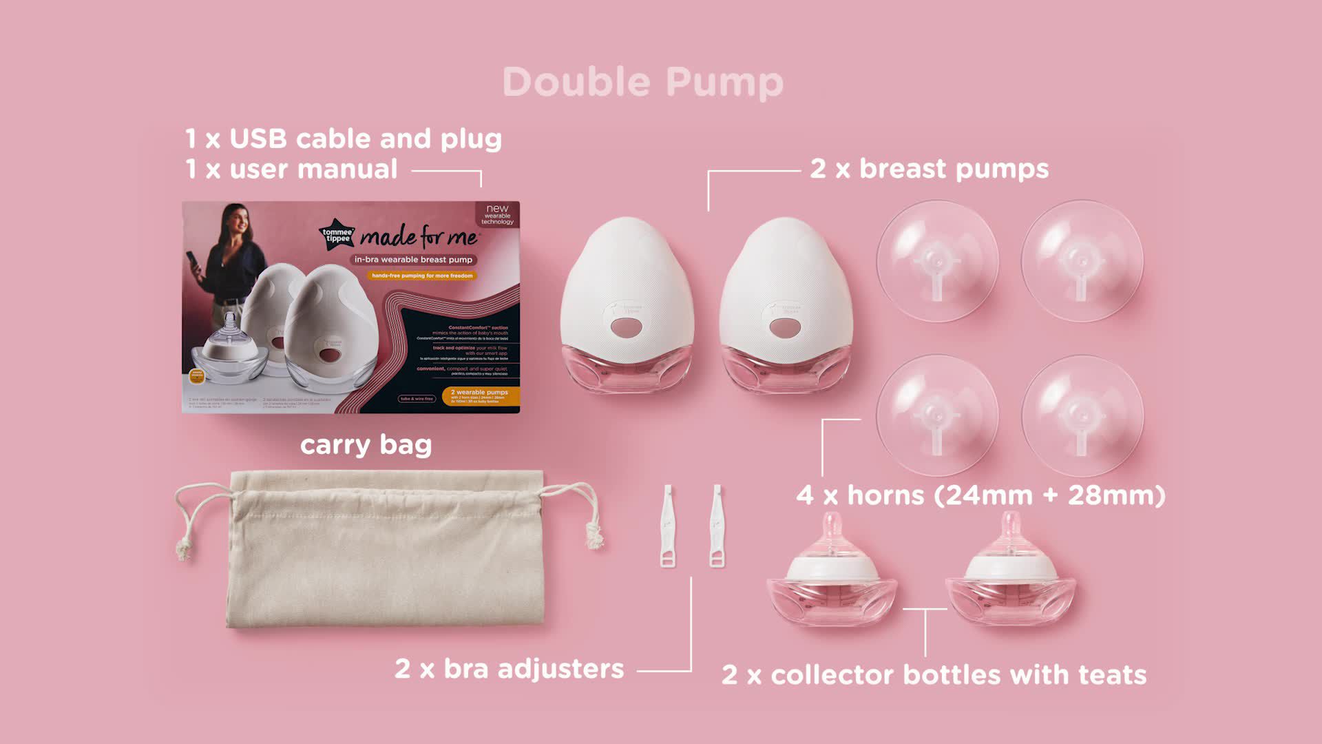 Always wanted the double wearable Breastpump from tommee Tippee now is the  right time to get it on 10% off
