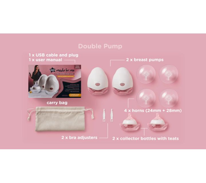 Tommee Tippee Made for Me Wearable Electric Double Breast Pump