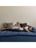bbhugme Pregnancy Pillow, Midnight Blue/Harvest Gold
