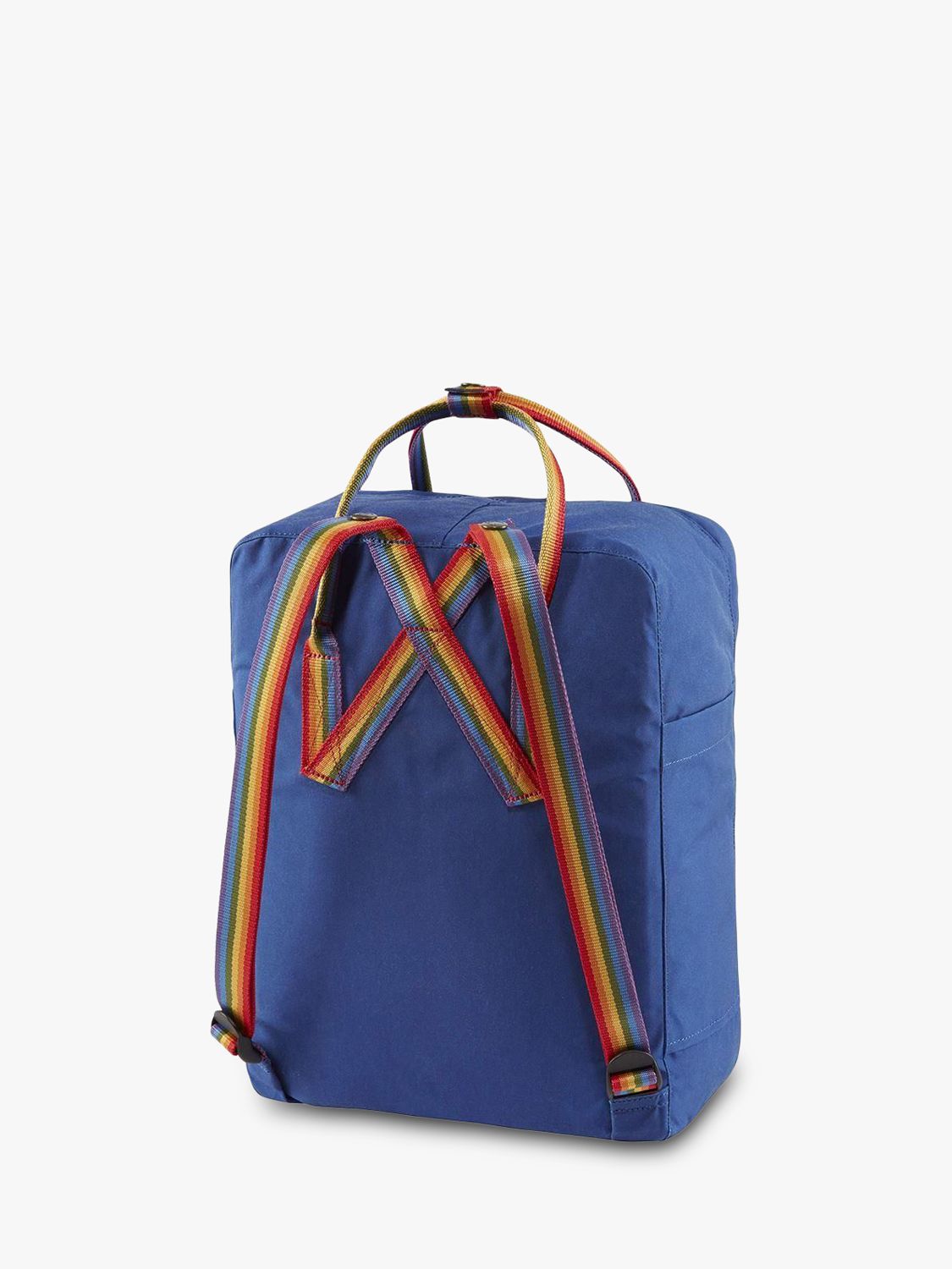 Fjällräven Kånken Rainbow Backpack, Cobalt at John Lewis & Partners