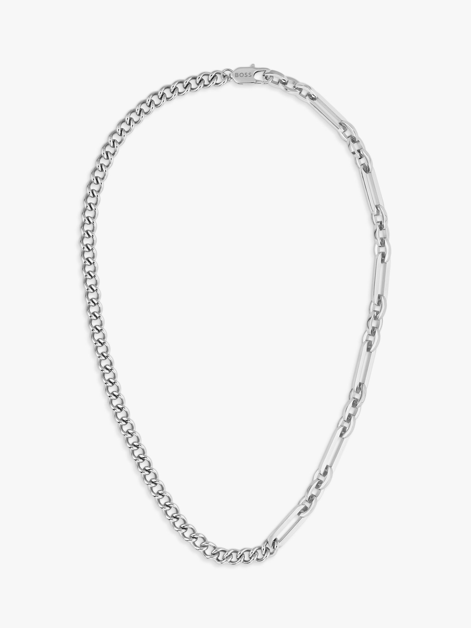 BOSS Men's Mattini Collection Mixed Link Chain Necklace
