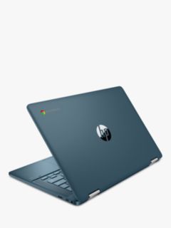 HP x360 14b-cb0004na Chromebook Laptop, Intel Pentium Silver Processor, 8GB RAM, 128GB eMMC, 14" Full HD, Spruce Blue