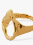 Monica Vinader x Mother of Pearl Lagoon Open Ring, Gold