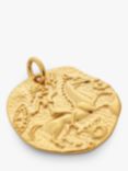 Monica Vinader Goddess Coin Charm, Gold