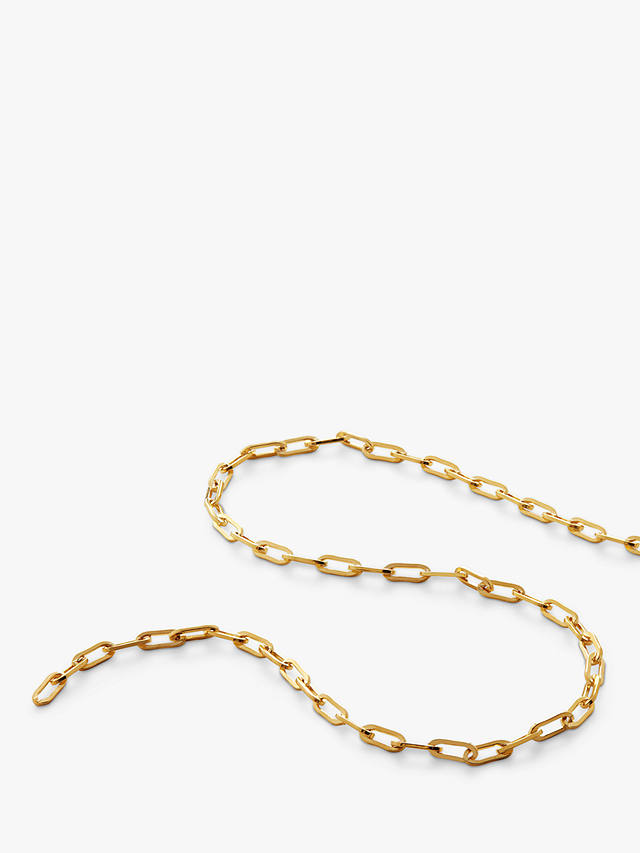 Monica Vinader Paperclip Chain Necklace, Gold