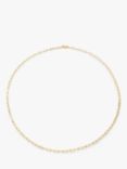 Monica Vinader Paperclip Choker Necklace, Gold