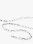 Monica Vinader Paperclip Chain Necklace, Silver