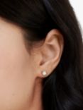 Monica Vinader Diamond Large Stud Earrings, Gold