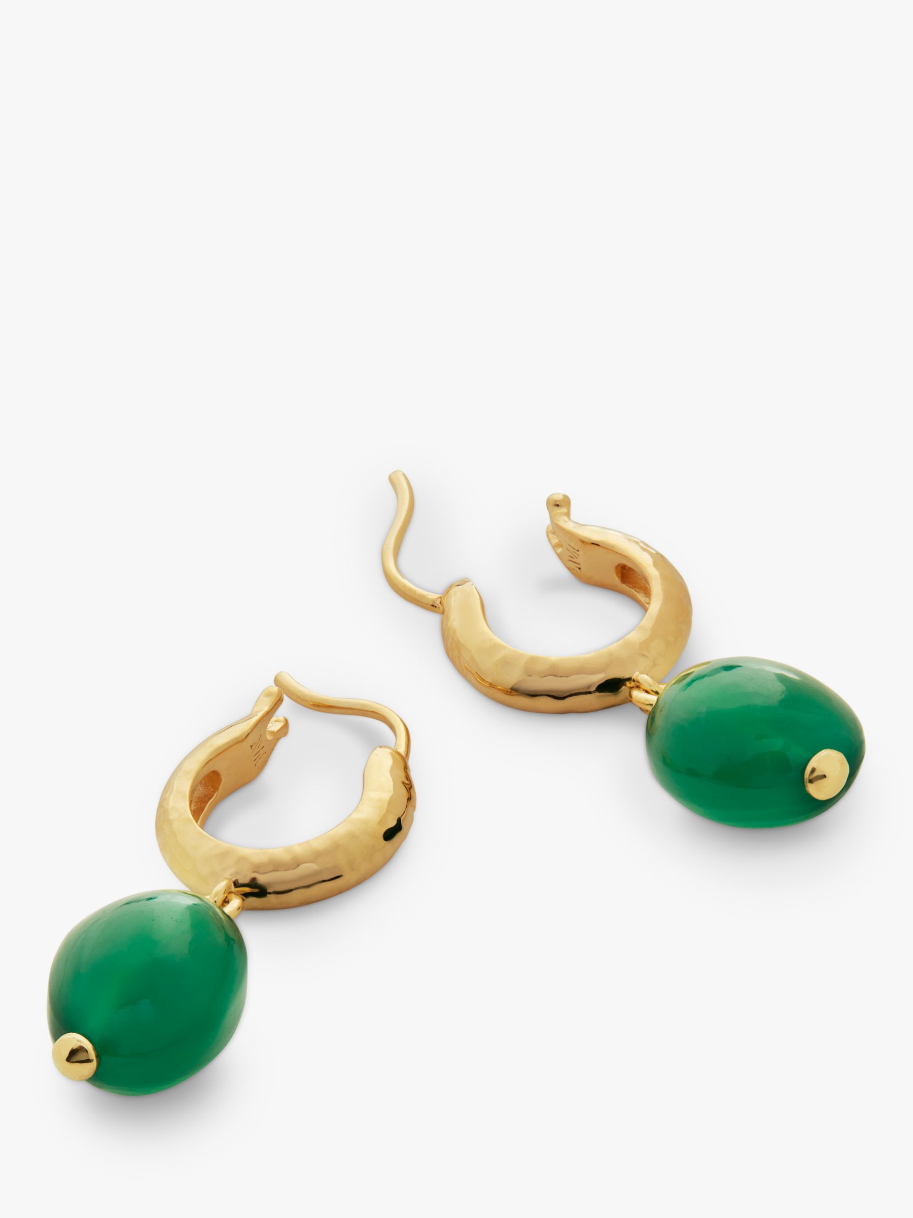 Buy Monica Vinader Rio Gemstone Huggie Earrings Online at johnlewis.com